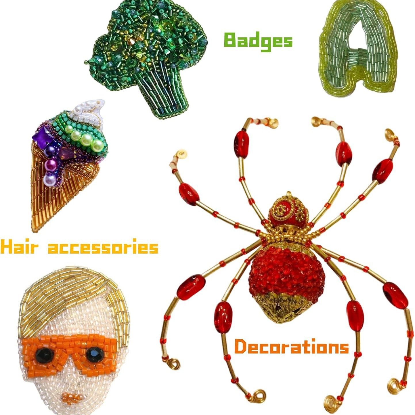 About 6720Pcs/Box 7mm 28 Color - огляд і ціна Embroidery Beads