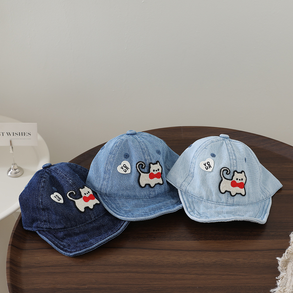 Children's washable denim soft - огляд і ціна Embroidery Cap