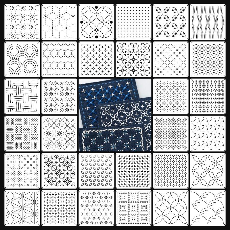 [J]9/32Pcs Sashiko Embroidery  - огляд і ціна Embroidery Gift