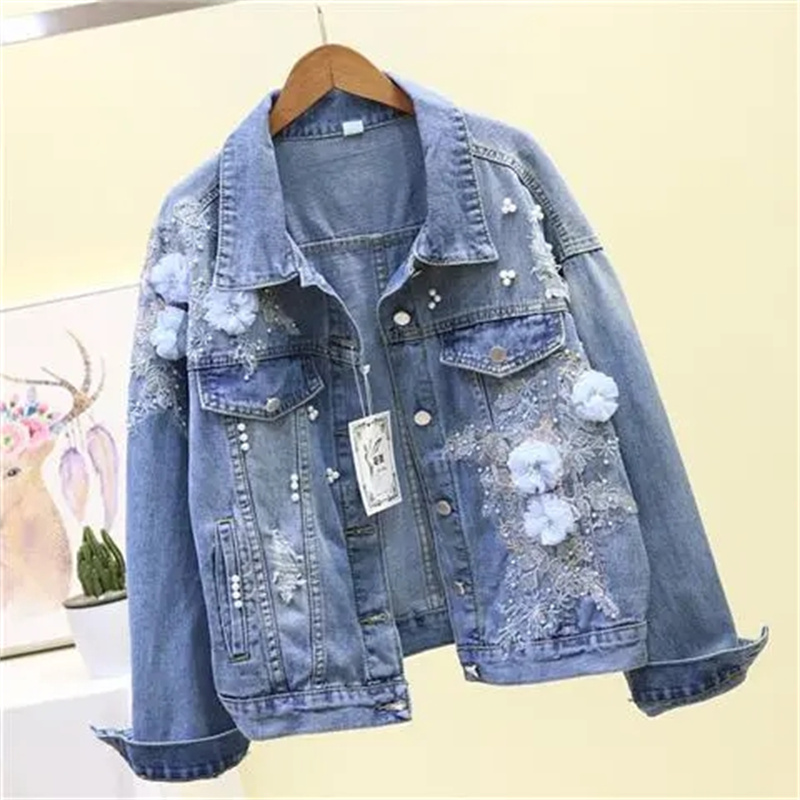 2022 New Embroidery Denim Shor - огляд і ціна Embroidery Jeans Sakura