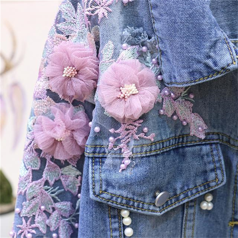 2022 New Embroidery Denim Shor - огляд і ціна Embroidery Jeans Sakura