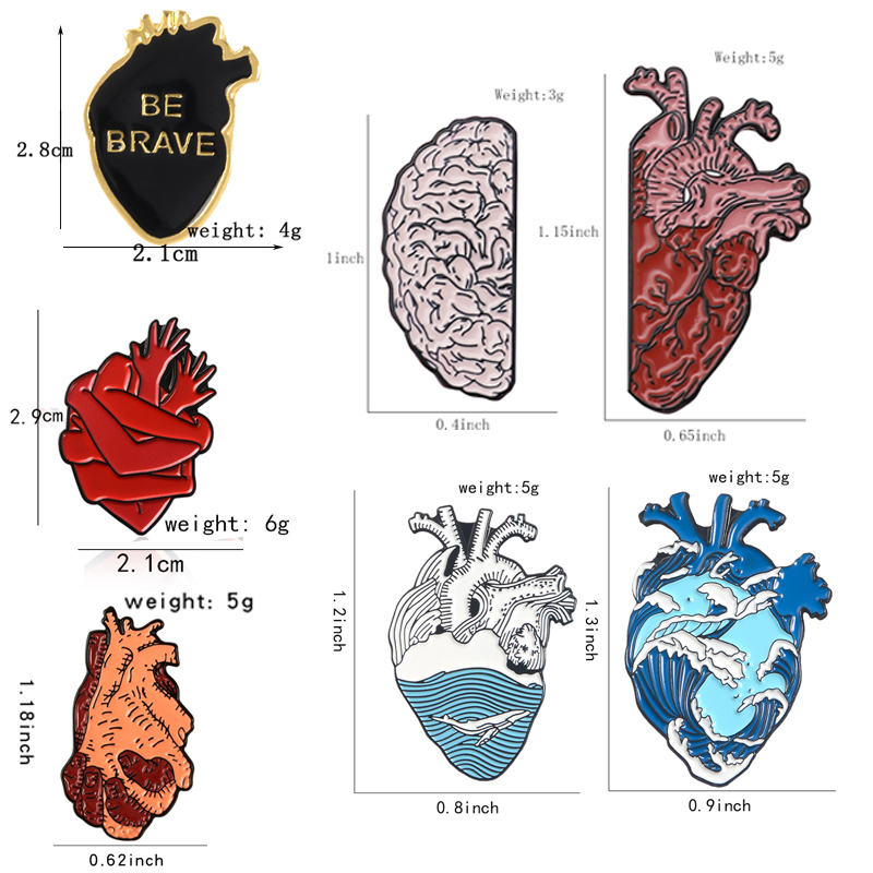 Heart Organ Series Brooch Medi - огляд і ціна Embroidery Quilting