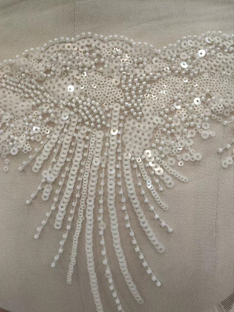 1yard Nail bead sequin flower  - огляд і ціна Embroidery Beads