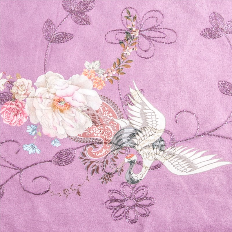 pearl embroidery velvet printe - огляд і ціна Velvet Fabric Embroidery