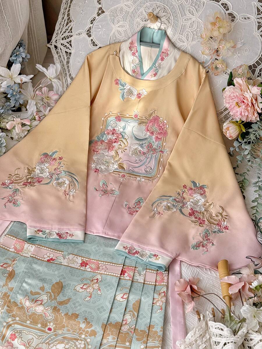 New Hanfu Women Ming System Ro - огляд і ціна Embroidery Skirt