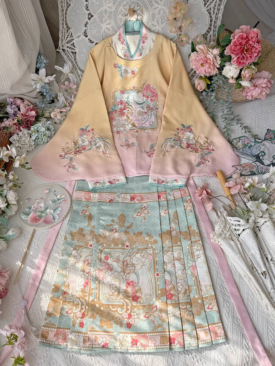 New Hanfu Women Ming System Ro - огляд і ціна Embroidery Skirt