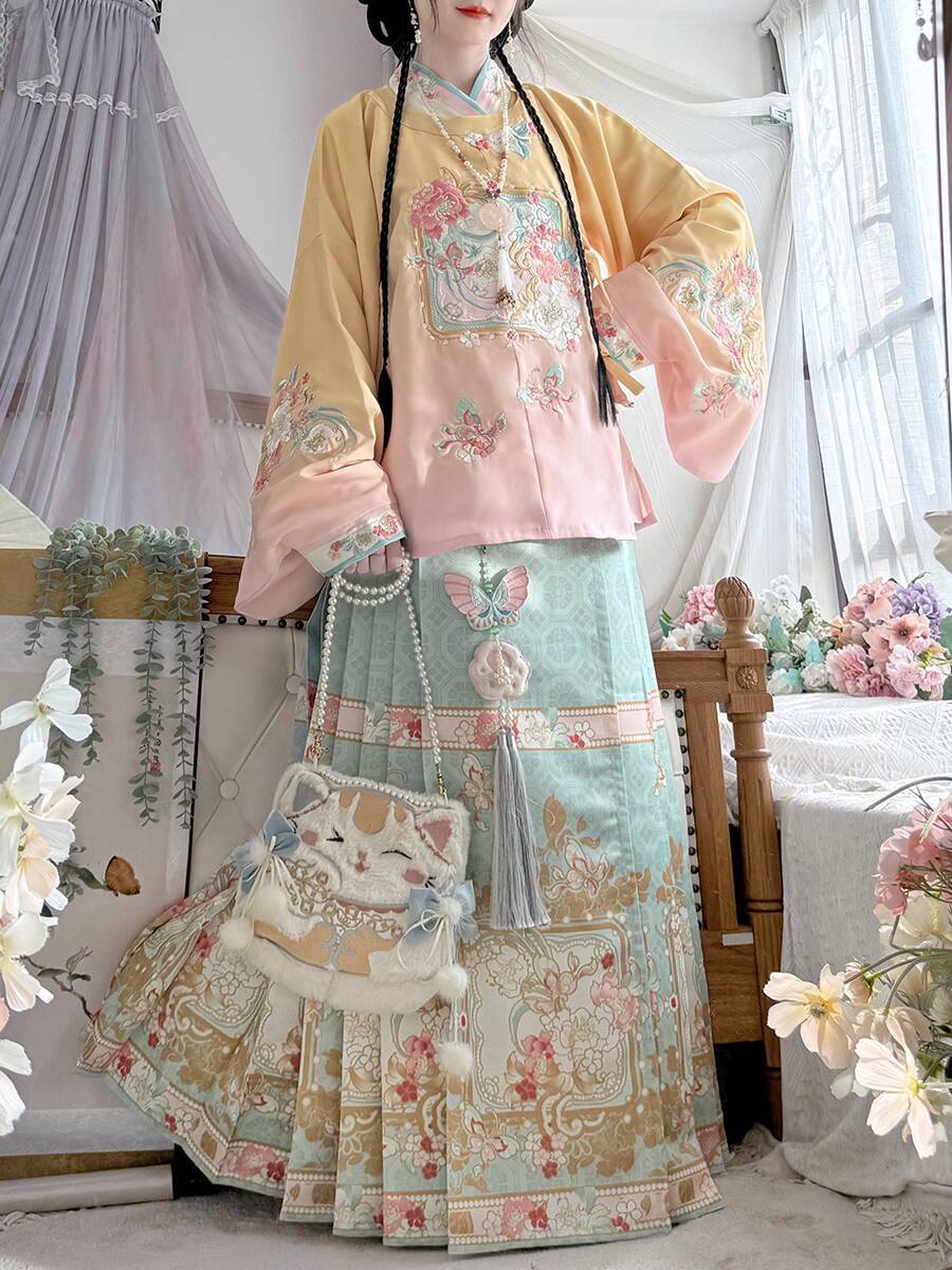 New Hanfu Women Ming System Ro - огляд і ціна Embroidery Skirt