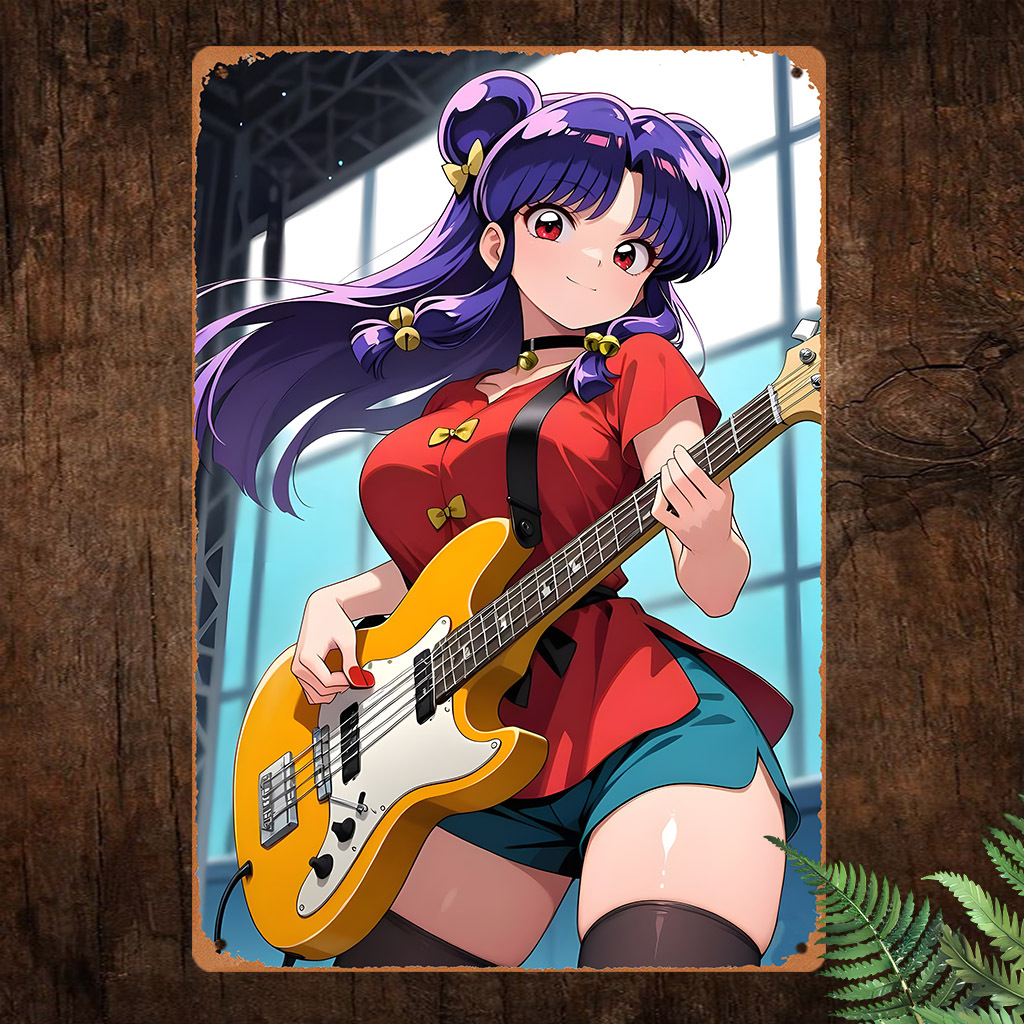 Vintage Anime-Inspired Guitar  - огляд і ціна Embroidery Water