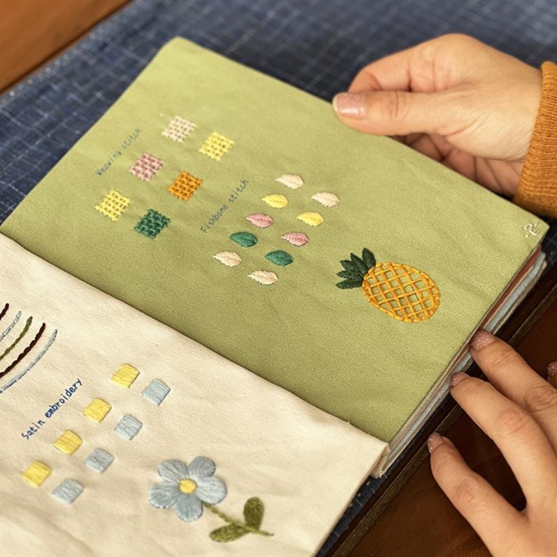 QX2E Handmade Embroidery Stitc - огляд і ціна Embroidery Guide Book
