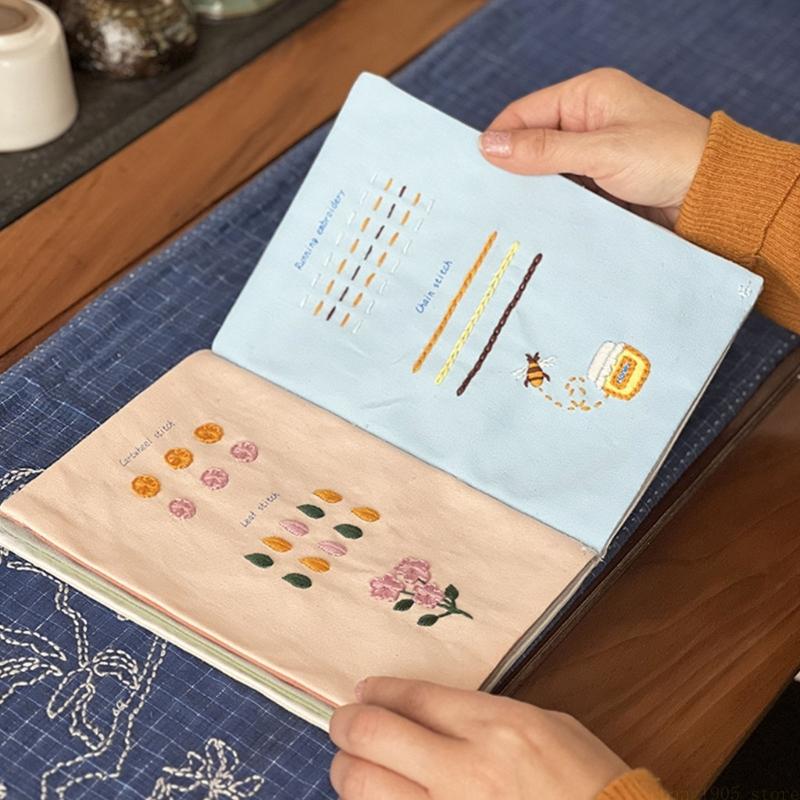 QX2E Handmade Embroidery Stitc - огляд і ціна Embroidery Guide Book