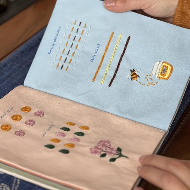 QX2E Handmade Embroidery Stitc - огляд і ціна Embroidery Guide Book