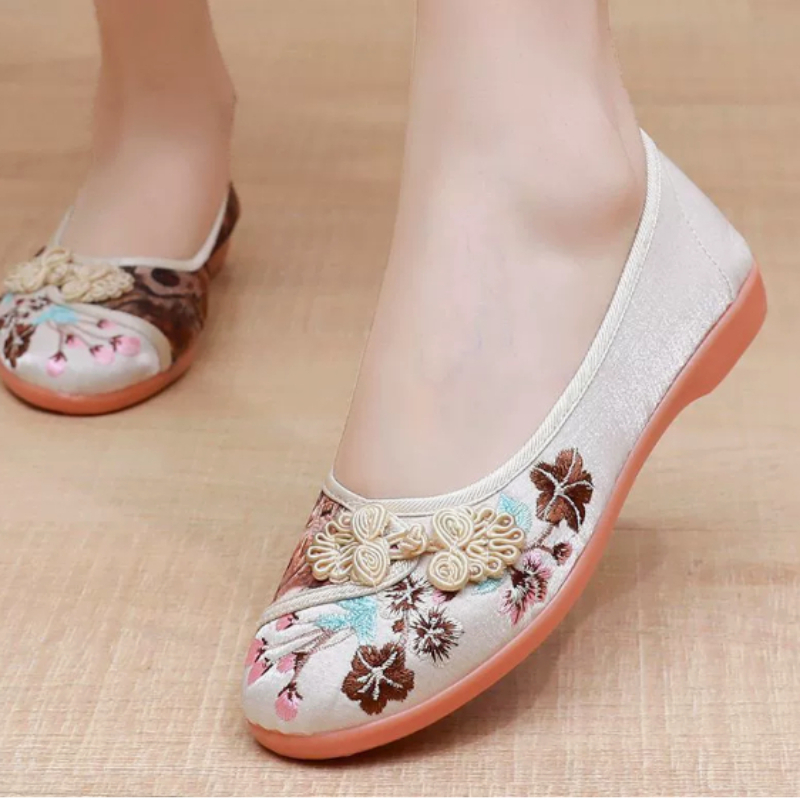 Retro Chinese Style Women Canv - огляд і ціна Embroidery Canvas