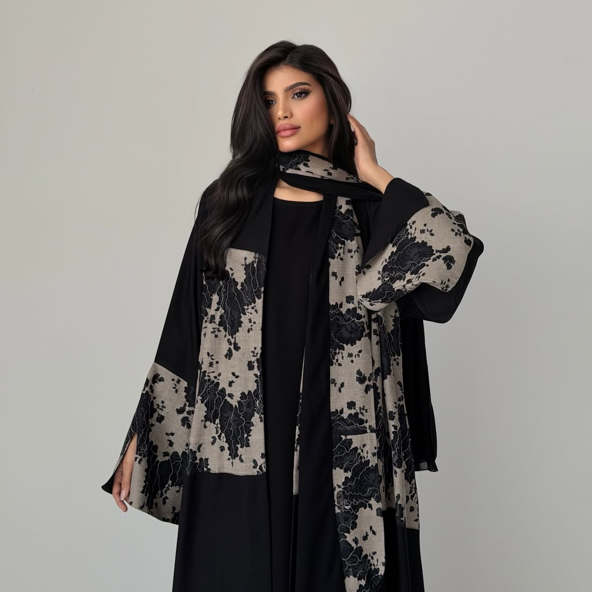 Women Eid Abaya Hijab 2 Piece  - огляд і ціна Embroidery Kaftan