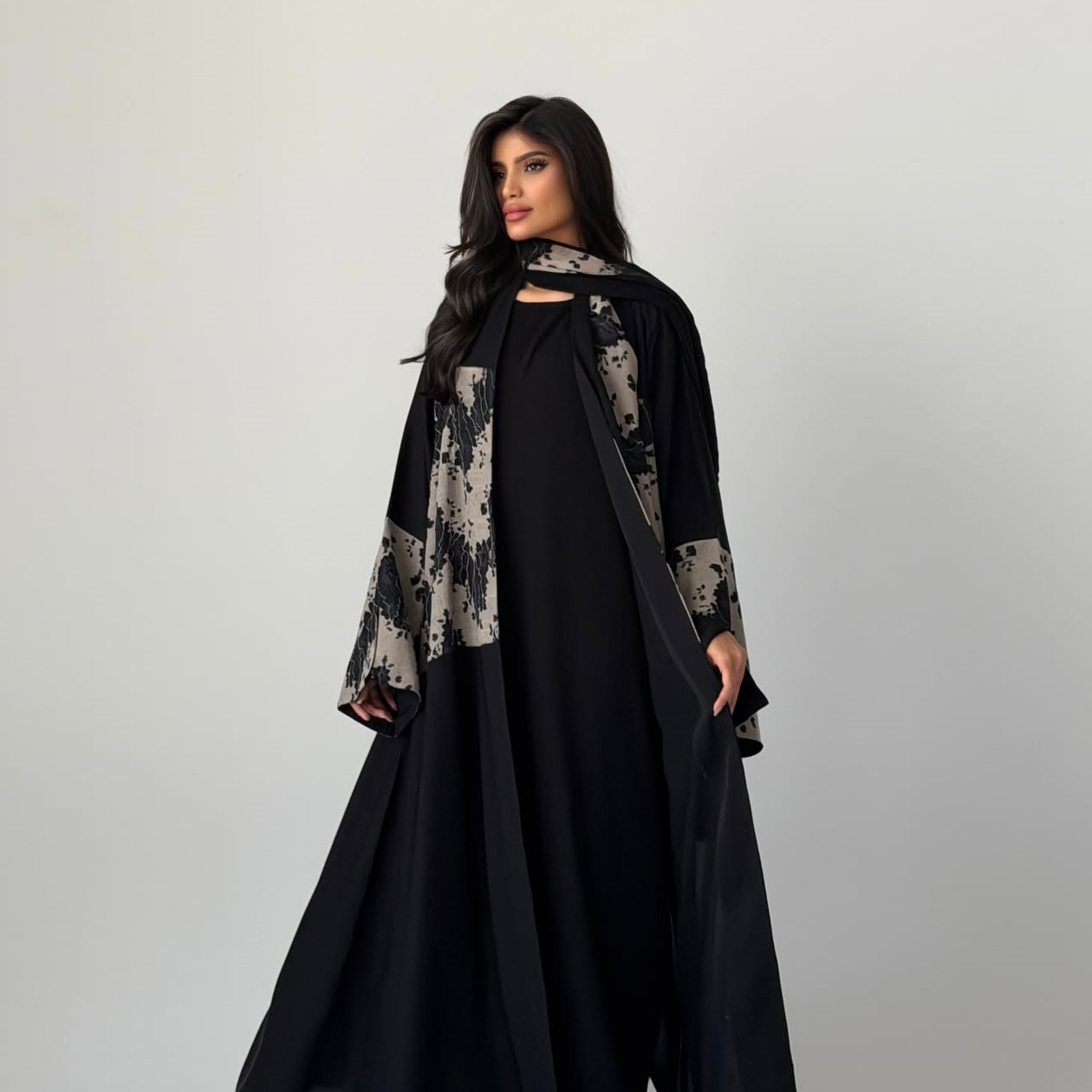Women Eid Abaya Hijab 2 Piece  - огляд і ціна Embroidery Kaftan
