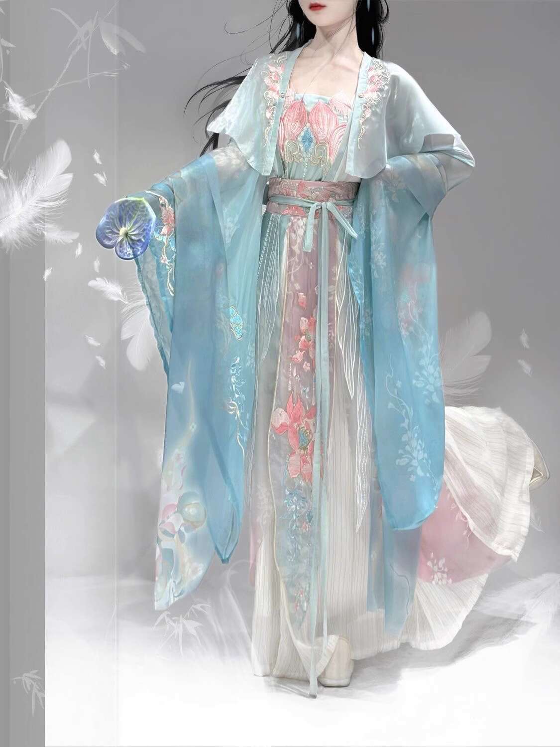 New Hanfu Wei Jinfeng Heavy In - огляд і ціна Embroidery Skirt