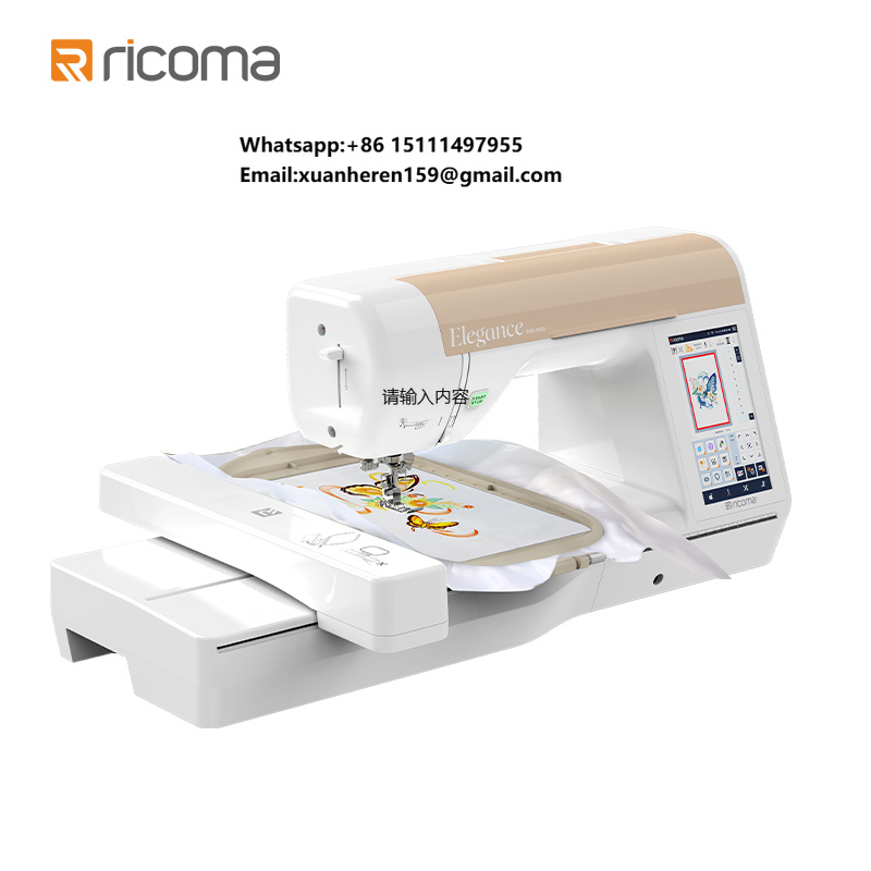 Easy Use Ricoma RSE5000 Househ - огляд і ціна Embroidery Machine Computerized