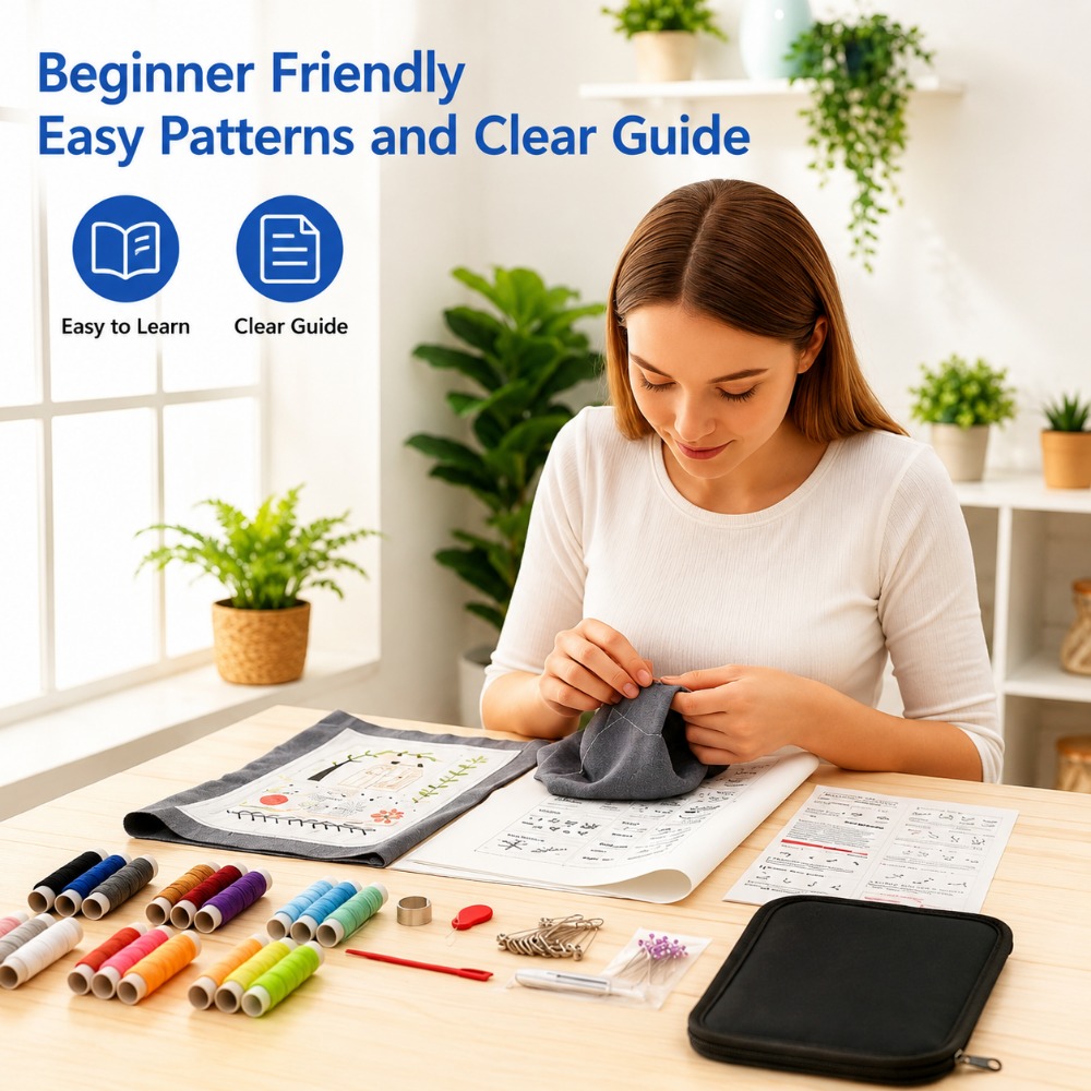 Embroidery Stitch Practice Boo - огляд і ціна Embroidery Guide Book