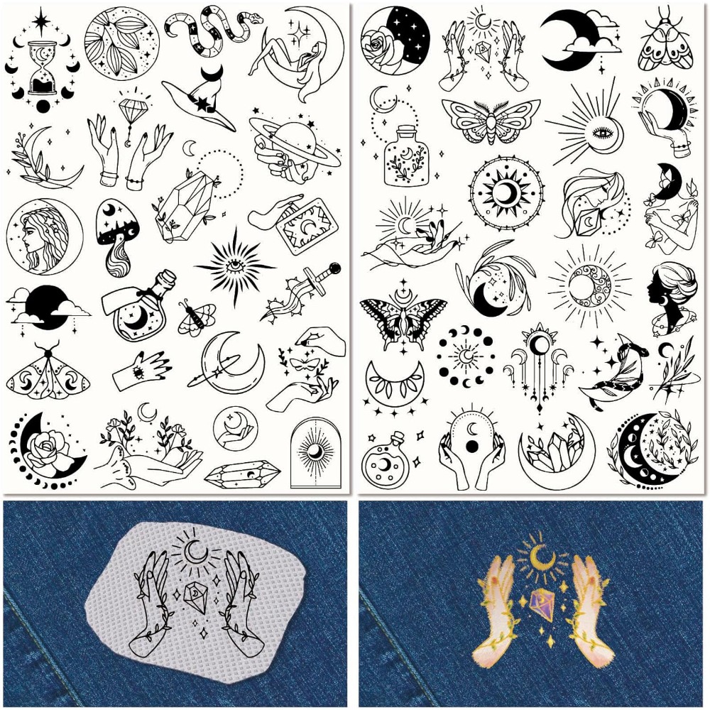 51Pcs Boho Moon Sun Water Solu - огляд і ціна Embroidery Water