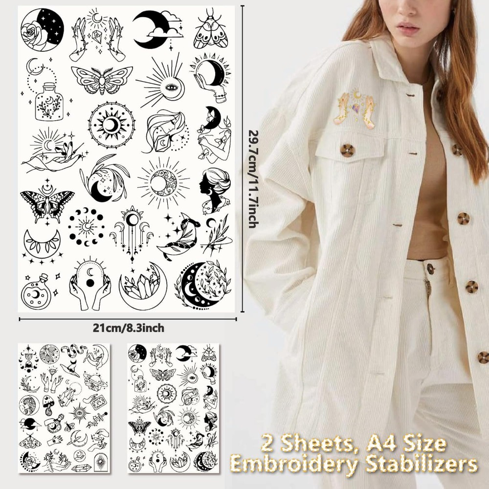 51Pcs Boho Moon Sun Water Solu - огляд і ціна Embroidery Water
